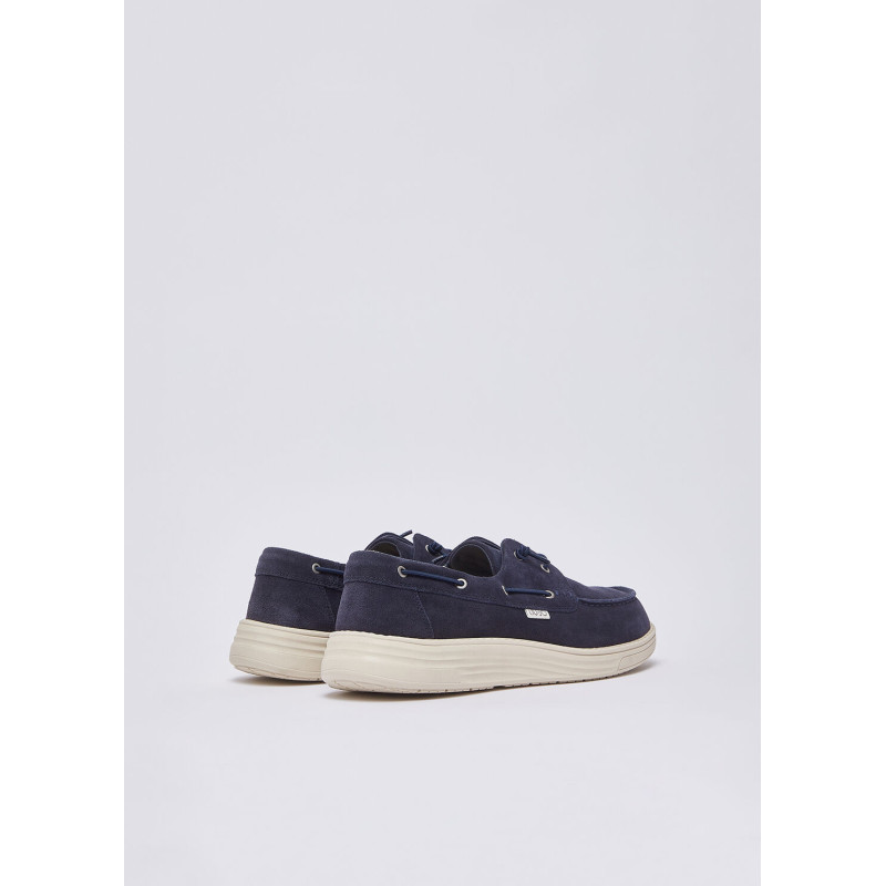 Liu Jo mocassini uomo casual Riva 01 in suede navy 7B5007PX002