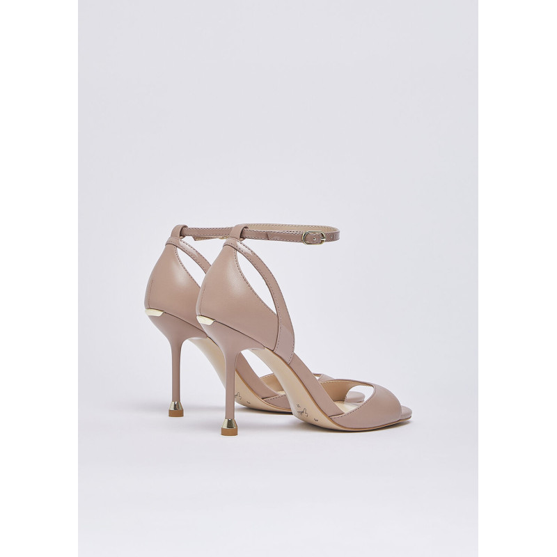 Liu Jo sandali Tracy 02 in nappa col. nude SXX017PX695