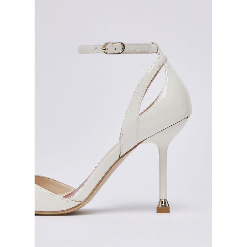 Liu Jo sandali My Tracy 02 in vernice milk SXX017EX004