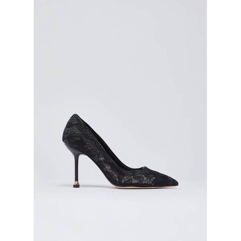 Liu Jo décolleté My Demi 04 in pizzo black SXX009TX300