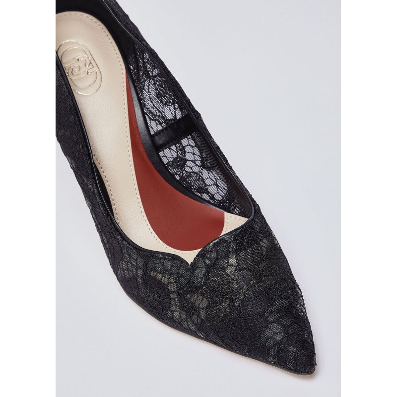 Liu Jo décolleté My Demi 04 in pizzo black SXX009TX300