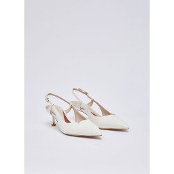 Liu Jo slingback My Deva 14 in nappa milk SXX015P0062