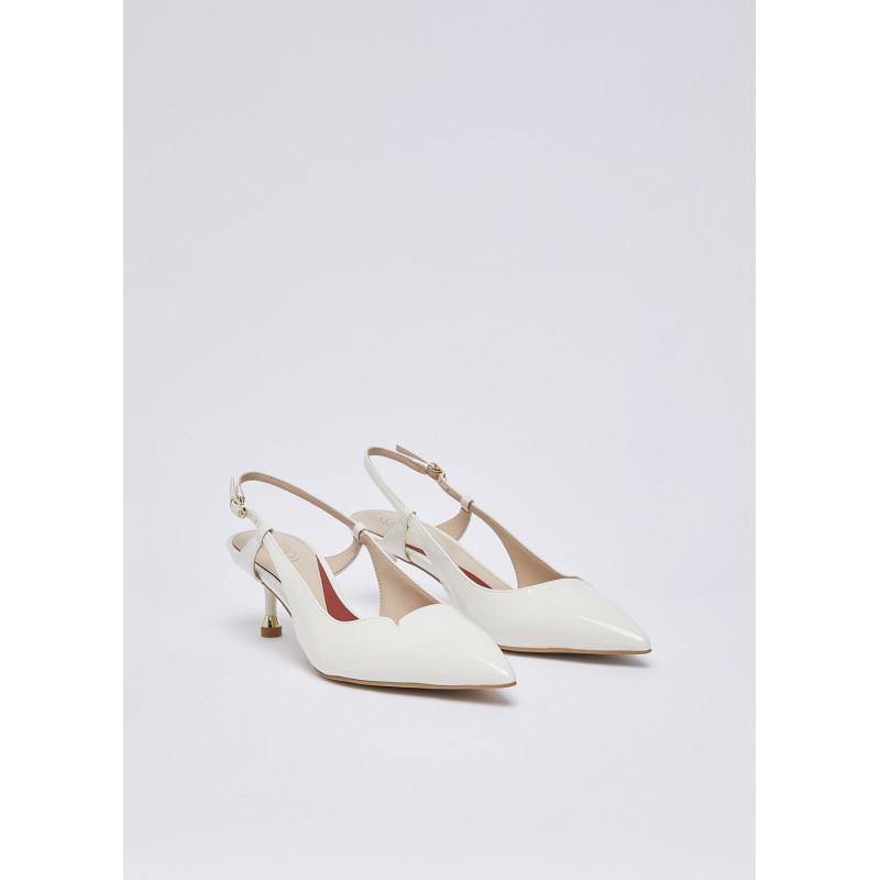 Liu Jo slingback My Deva 14 in nappa milk SXX015P0062