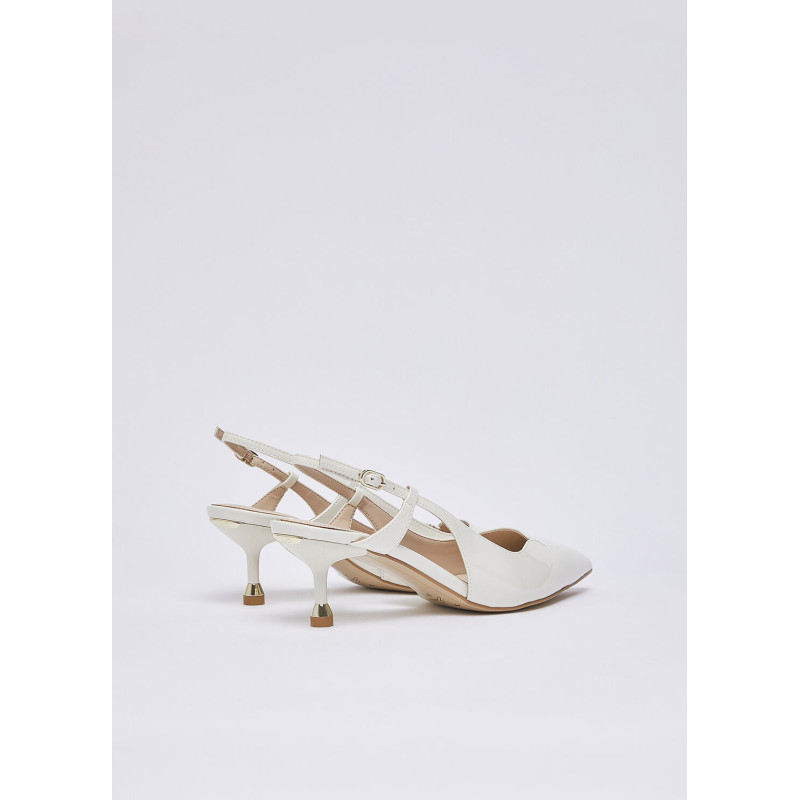 Liu Jo slingback My Deva 14 in nappa milk SXX015P0062