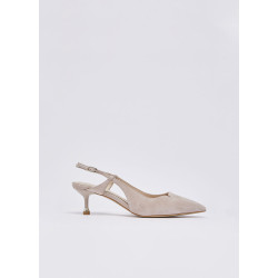 Liu Jo slingback My Deva 14 in suede blush SXX015P0021