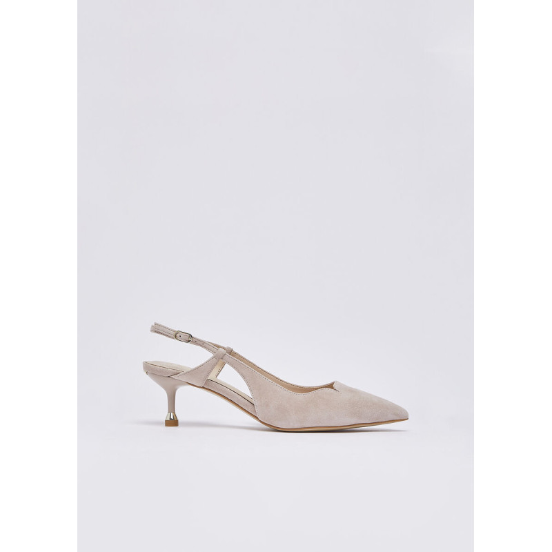 Liu Jo slingback My Deva 14 in suede blush SXX015P0021