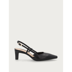 Frau slingback in pelle nero 81M0