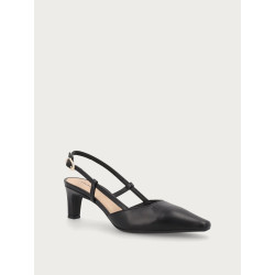 Frau slingback in pelle nero 81M0