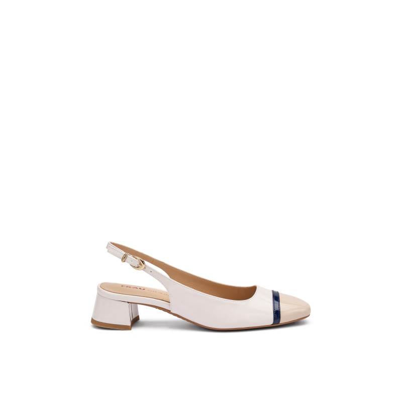 Frau slingback in vernice navy dove 92K0