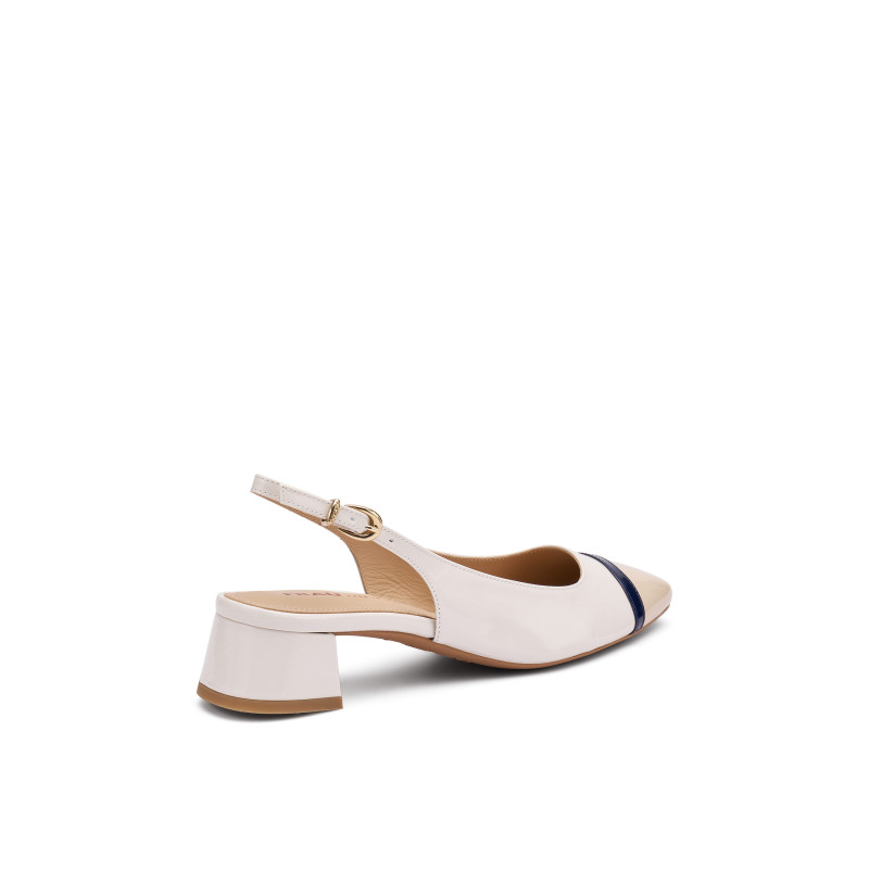 Frau slingback in vernice navy dove 92K0