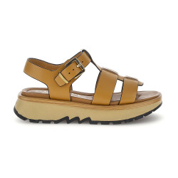 Stonefly sandali donna Star 10 dark tan con zeppa 223847