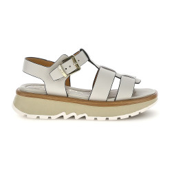 Stonefly sandali donna Star 10 white con zeppa 223847