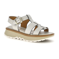 Stonefly sandali donna Star 10 white con zeppa 223847