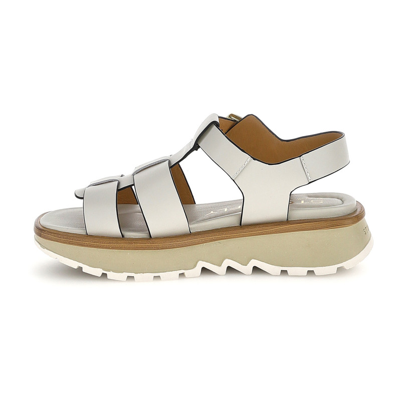 Stonefly sandali donna Star 10 white con zeppa 223847