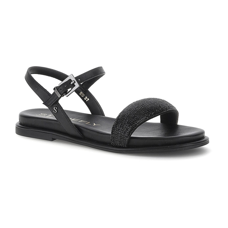 Stonefly sandali donna Gemma 1 black con fascia strass 223850