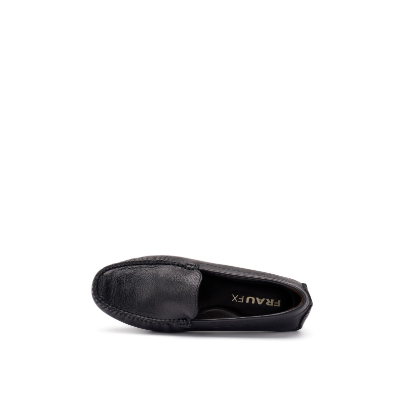 Frau mocassini uomo driver in pelle black nero 12M0
