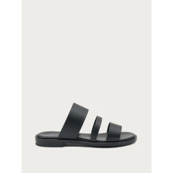 Frau ciabatta donna London in pelle nero 86M0