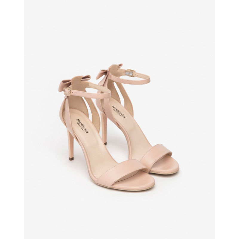 Nero Giardini sandali donna rosa con fiocco E410111DE606