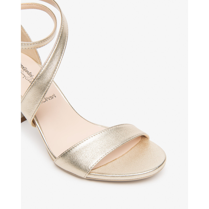 Nero Giardini sandali donna in pelle col. miele E615641DE418
