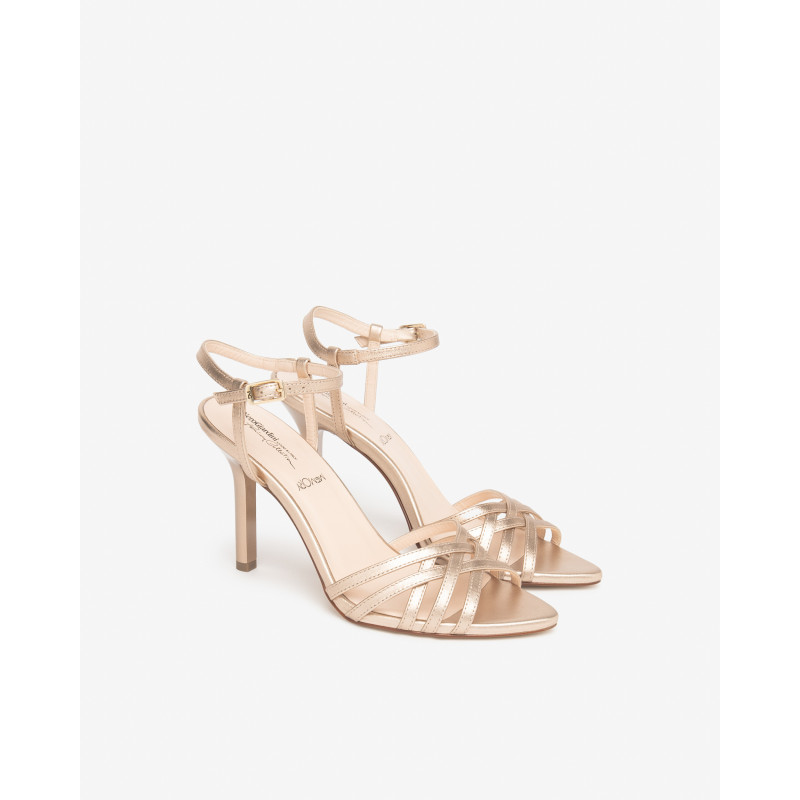 Nero Giardini sandali donna in pelle laminato sandalo E615652DE434
