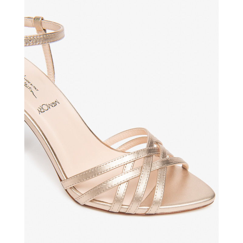 Nero Giardini sandali donna in pelle laminato sandalo E615652DE434