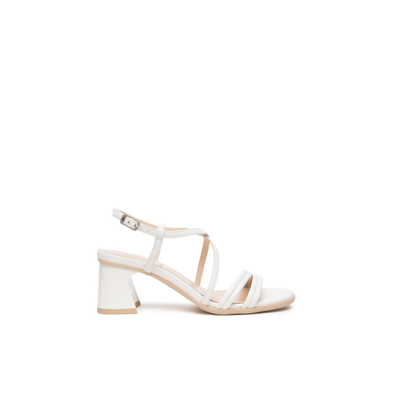 Nero Giardini sandali donna in pelle bianco E615740D707