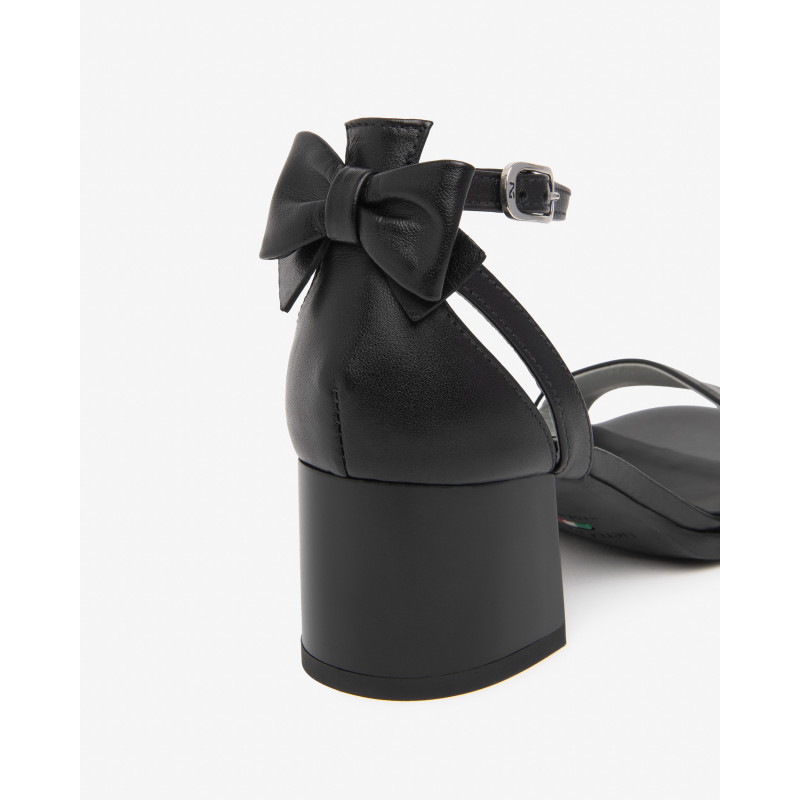 Nero Giardini sandali donna in pelle nero E615850D100