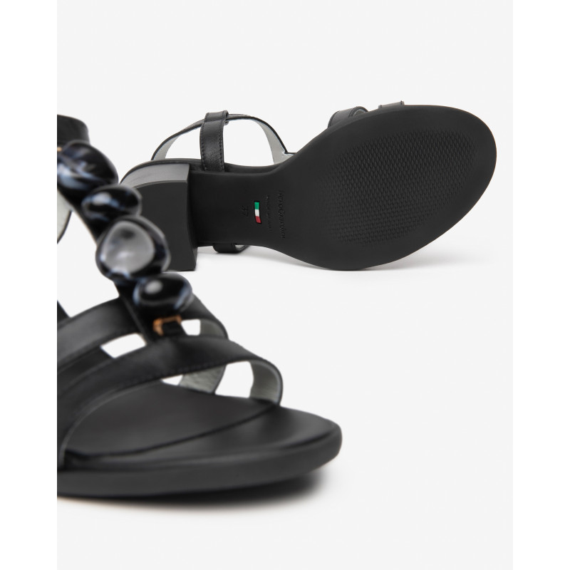 Nero Giardini sandali donna in pelle nero E615860D100
