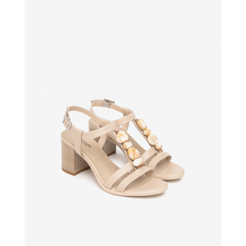 Nero Giardini sandali donna in pelle color lino E615860D453