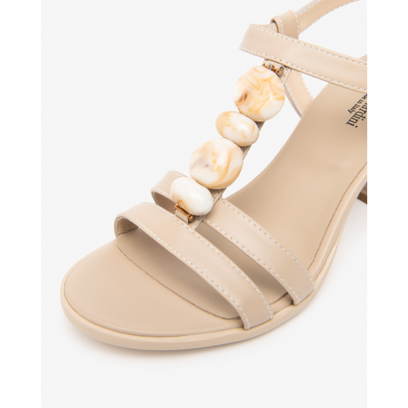 Nero Giardini sandali donna in pelle color lino E615860D453