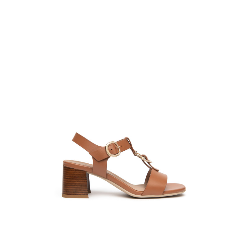 Nero Giardini sandali donna in pelle cognac E615870D329