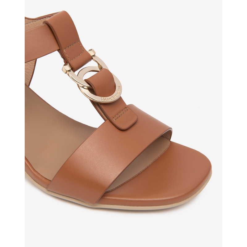Nero Giardini sandali donna in pelle cognac E615870D329