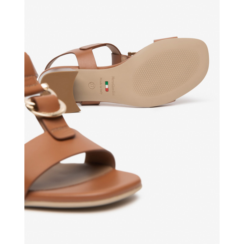 Nero Giardini sandali donna in pelle cognac E615870D329
