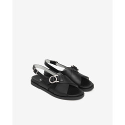 Nero Giardini sandali donna in pelle col.nero E615933D100