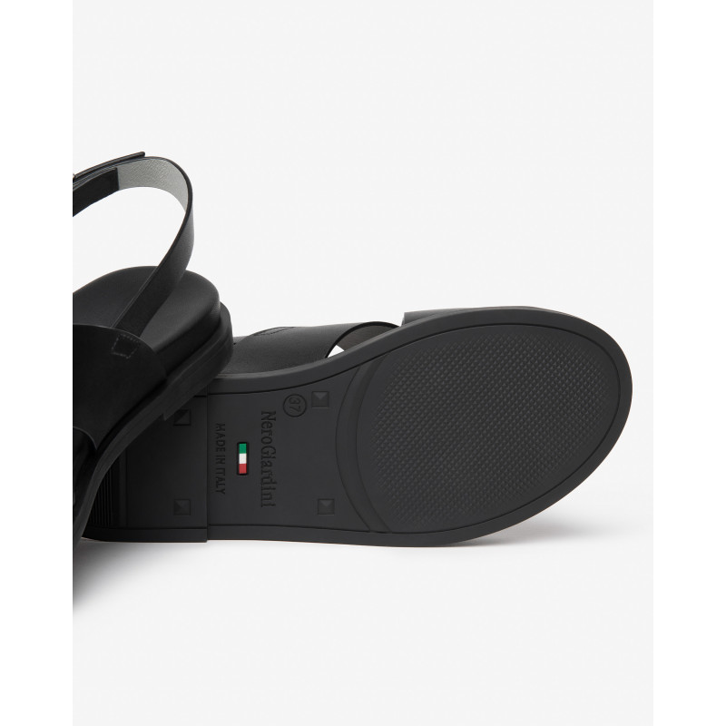 Nero Giardini sandali donna in pelle col.nero E615933D100