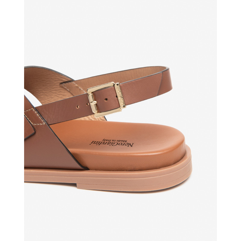 Nero Giardini sandali donna in pelle col. cuoio E615933D400