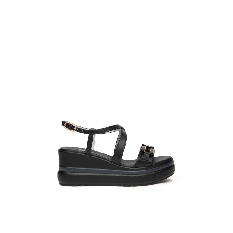 Nero Giardini sandali donna in pelle nero E615953D100