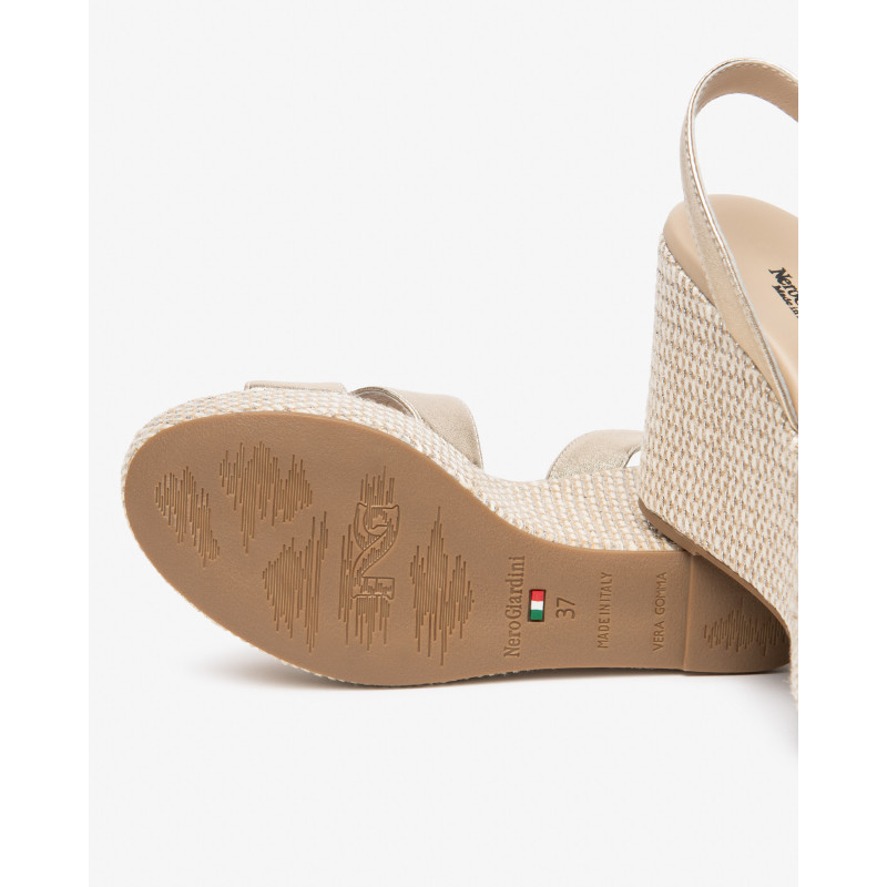 Nero Giardini sandali donna in pelle etoile sand miele E616021D418