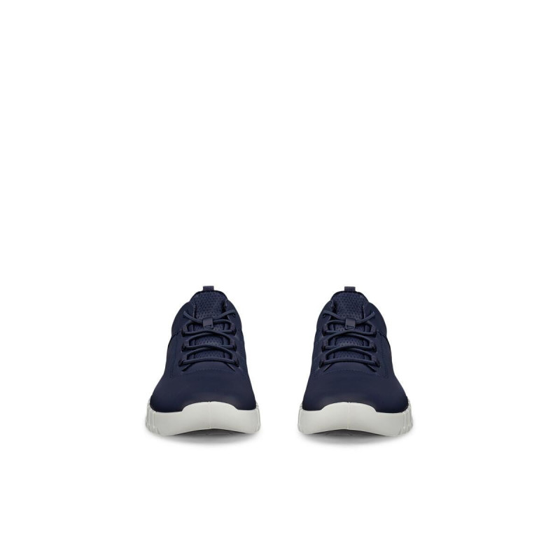 Ecco sneakers uomo Gruuv M in pelle blu