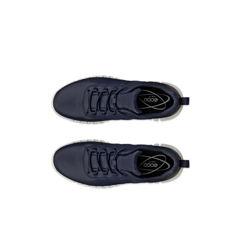 Ecco sneakers uomo Gruuv M in pelle blu