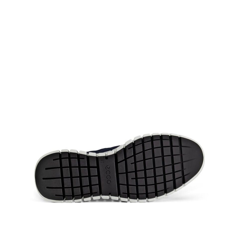 Ecco sneakers uomo Gruuv M in pelle blu