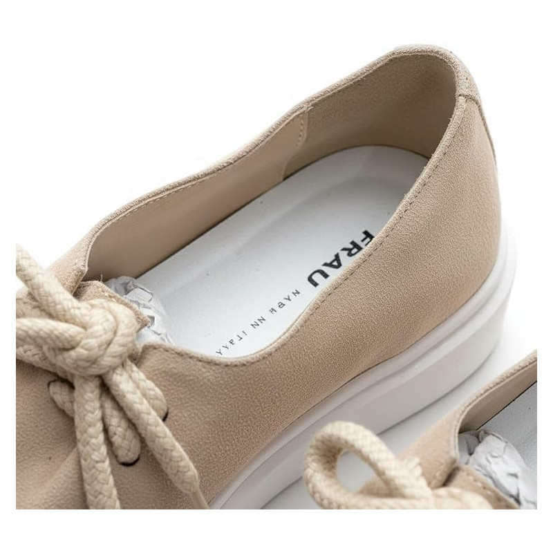 Frau slip on donna in pelle scamosciata ecru 41B2