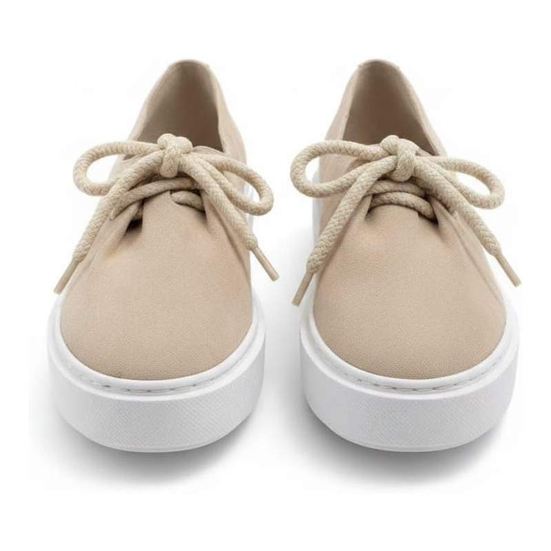 Frau slip on donna in pelle scamosciata ecru 41B2