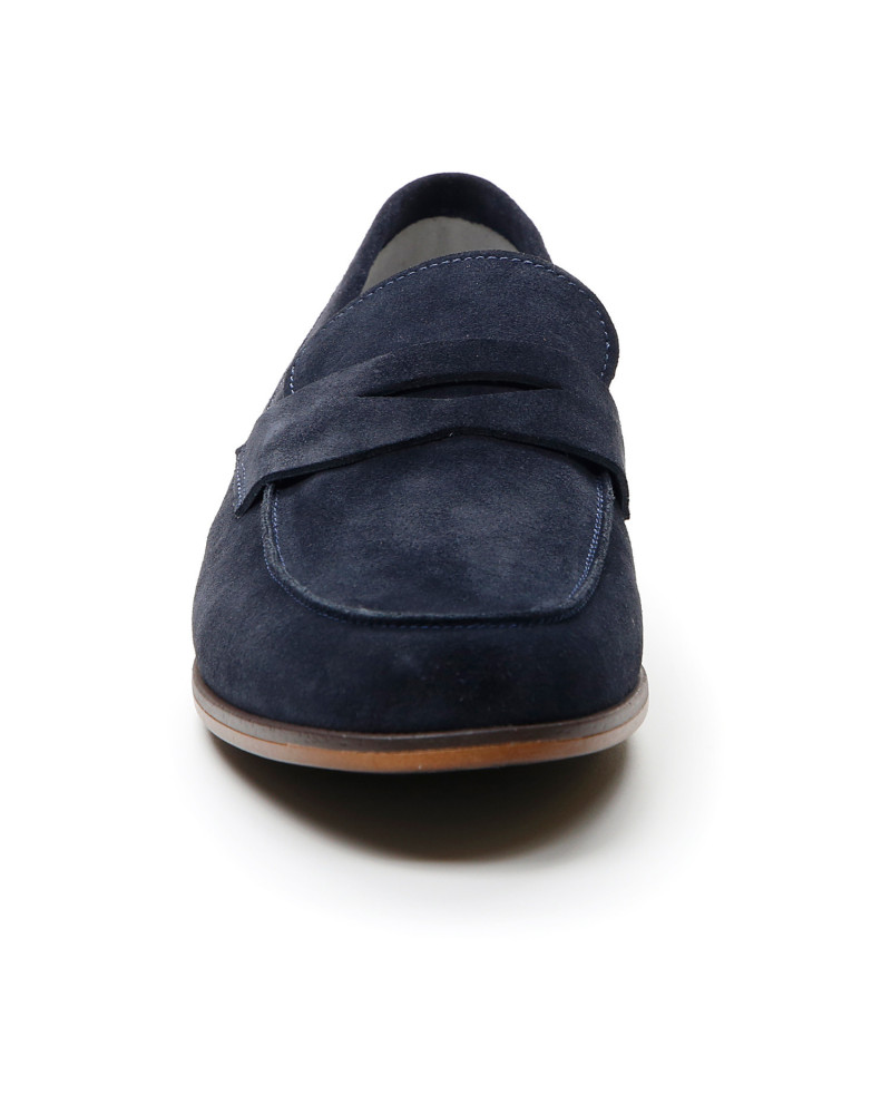 Stonefly mocassini uomo Steve 4 in camoscio blu 217922