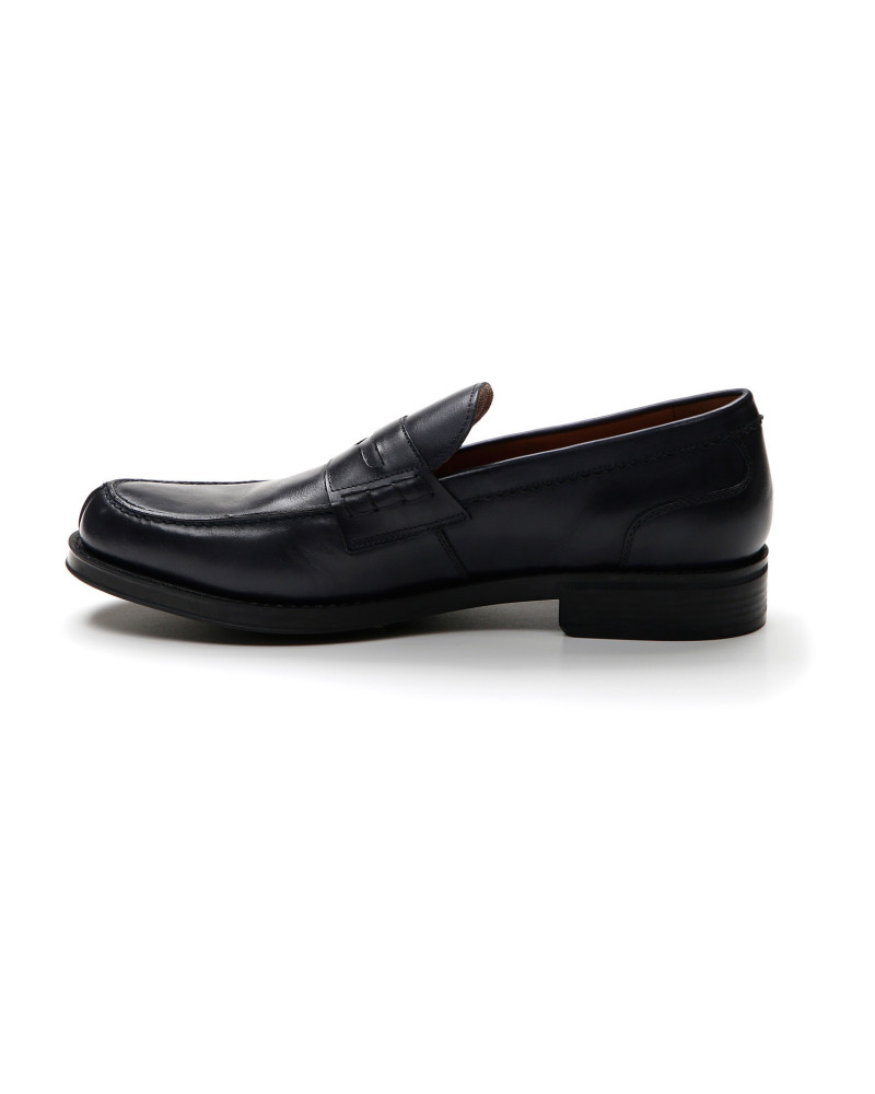 Stonefly mocassini uomo Bliss 1 in pelle blu 218019