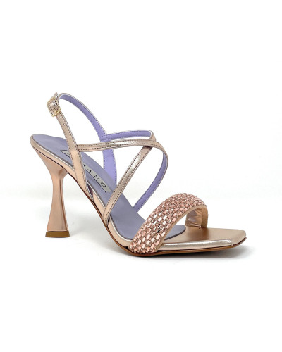 Albano sandalo metallizzato rame 3247