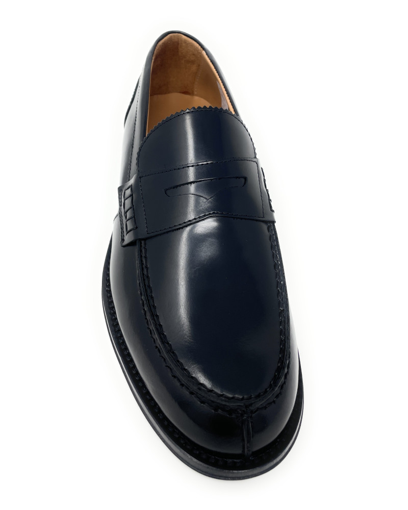 Exton mocasino con fascetta abrasivato nero 102