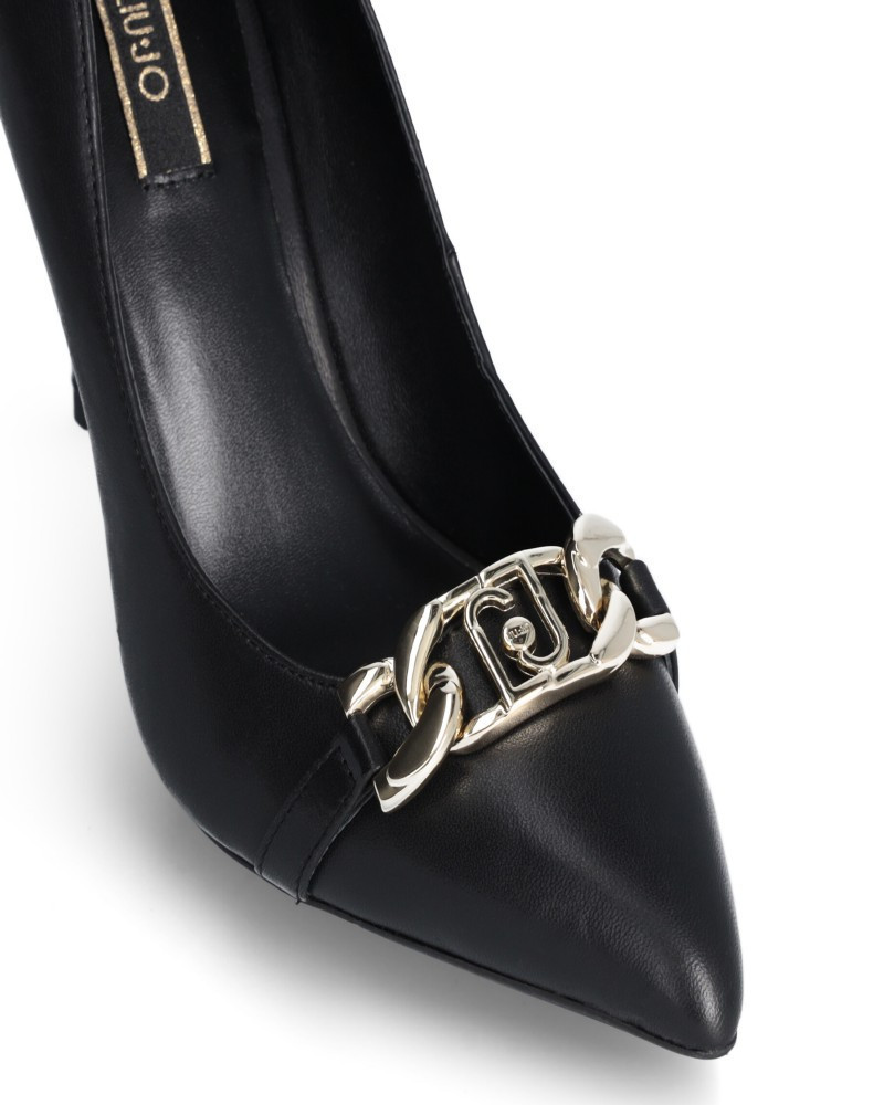 Liu Jo décolleté nero con catena SF3025P0