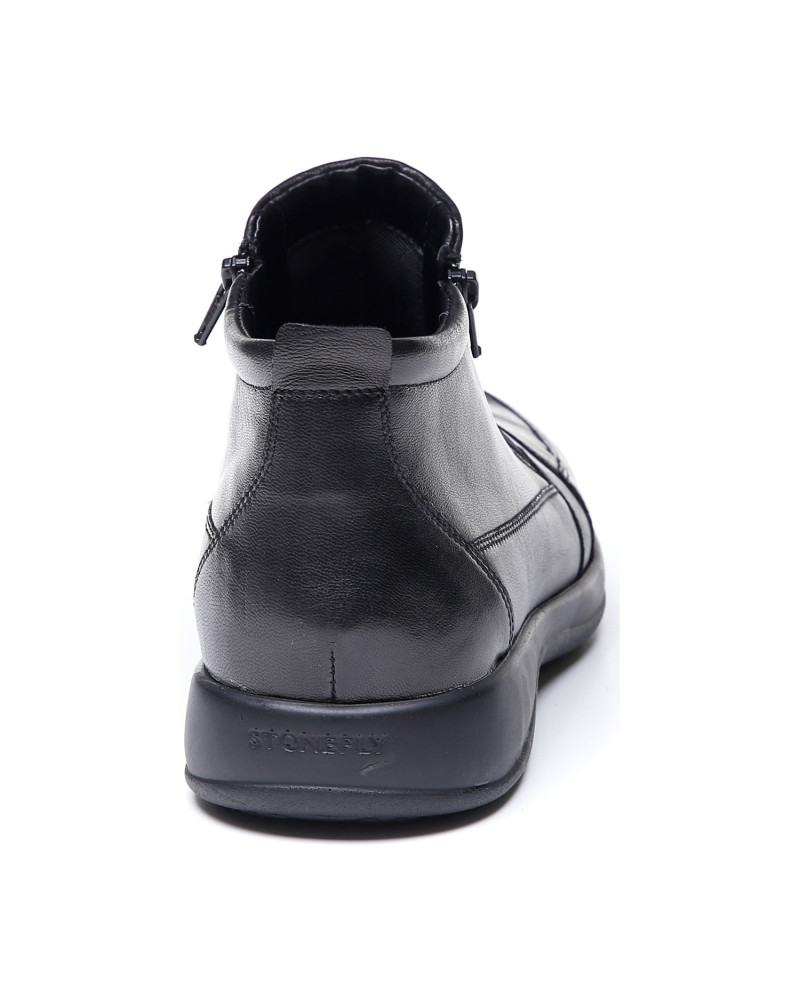 Stonefly sneakers nera con zip Season 3 213513