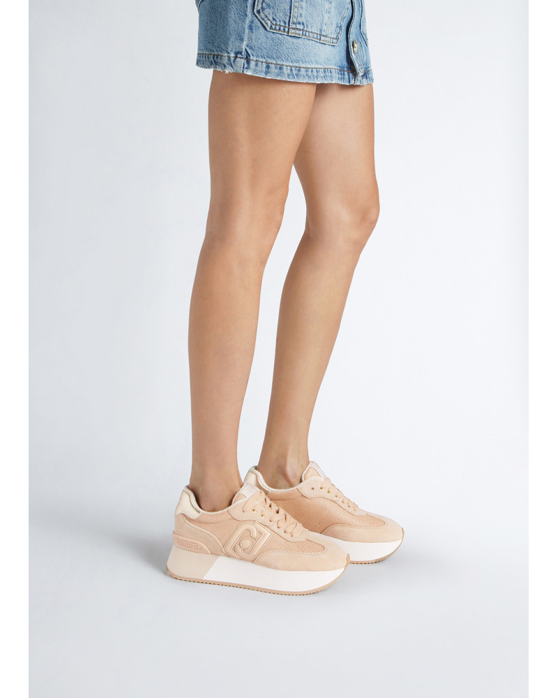 LIU JO sneakers papaya in brighty mesh BA4081PX